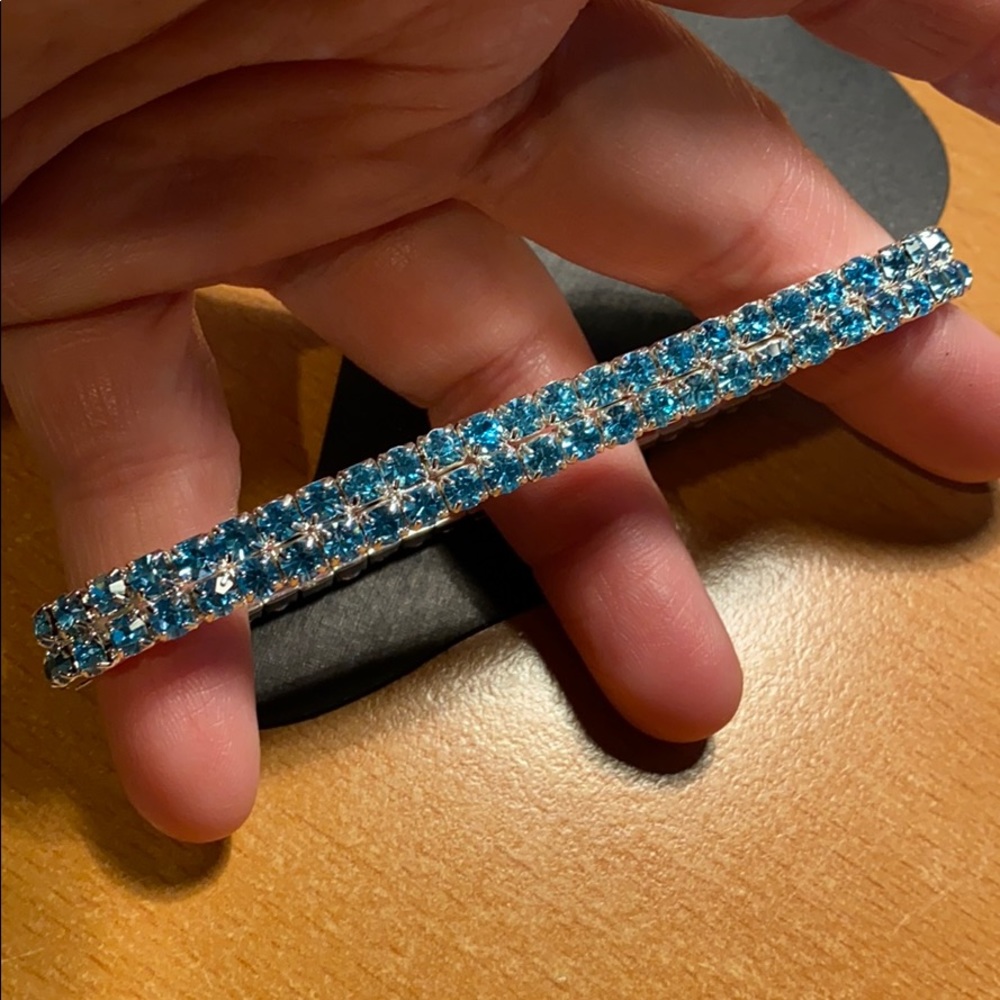 NWT Blue Stretch Anklet - Picture 3 of 3
